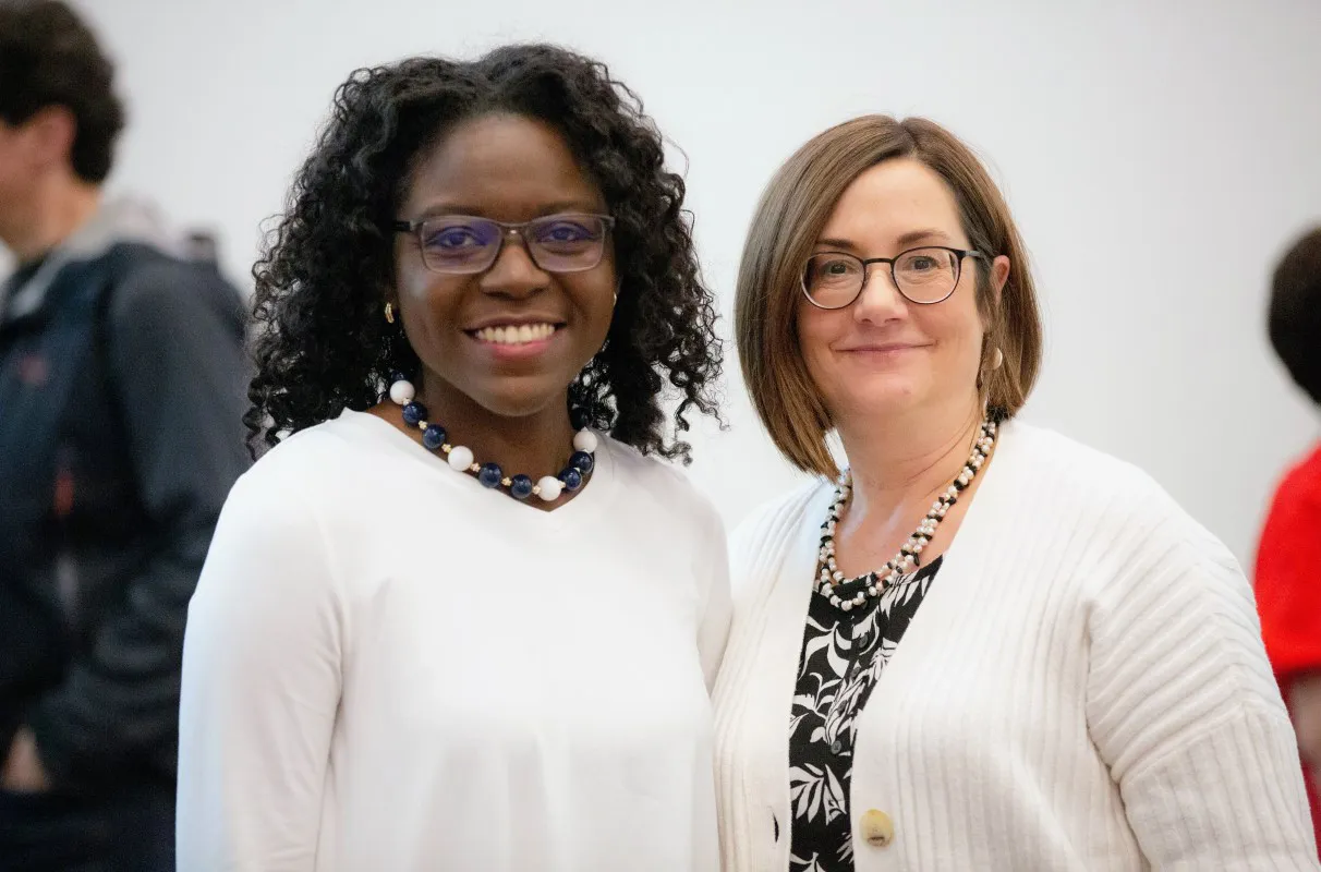 Dr. Amy Roth McDuffie (right),  nominated by Johana Thomas Zapata (left)